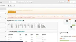 CentOS Web Panel screenshot