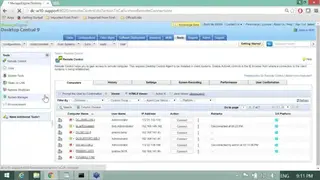Central screenshot