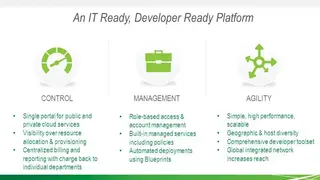 CenturyLink Cloud screenshot