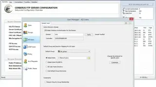 Cerberus FTP Server screenshot