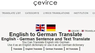 Cevirce Translate screenshot