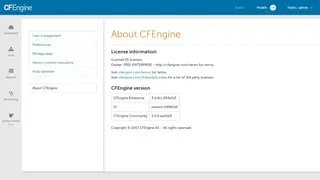 CFEngine Configuration Tool screenshot