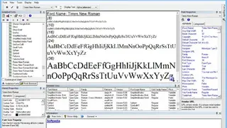 Cfont Pro screenshot