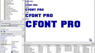 Cfont Pro screenshot
