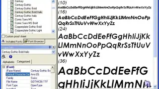Cfont Pro screenshot