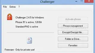 Challenger Encryption Software screenshot