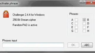 Challenger Encryption Software screenshot