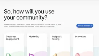 Chaordix Community Platform screenshot