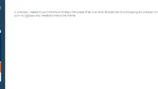 Character Count Online screenshot