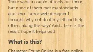 Character Count Online screenshot
