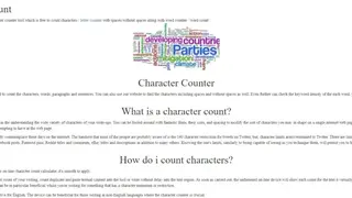 Charactercount.online screenshot
