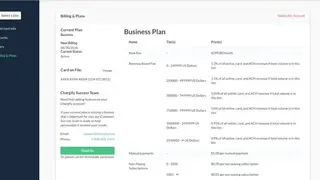 Chargify screenshot