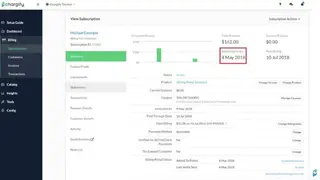 Chargify screenshot