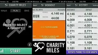 Charity Miles screenshot