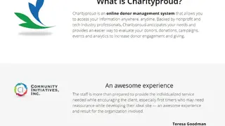 Charityproud screenshot