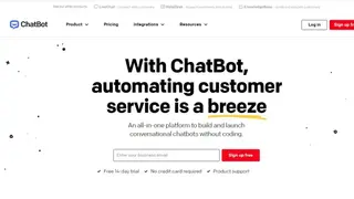 ChatBot screenshot