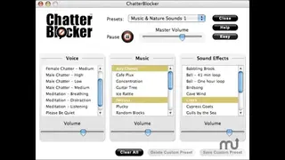 ChatterBlocker screenshot