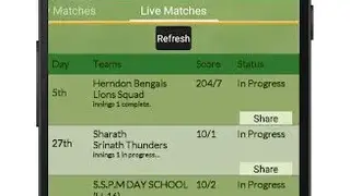 Chauka Cricket Scoring App screenshot