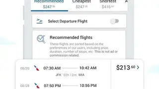 CheapOair screenshot