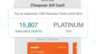 CheapOair screenshot