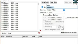 Cheat Engine screenshot