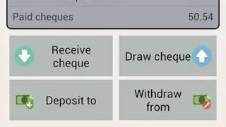 Checkbook + Bank screenshot