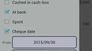 Checkbook + Bank screenshot