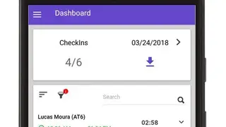 Checkin screenshot
