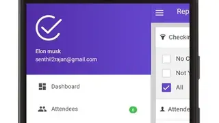 Checkin screenshot