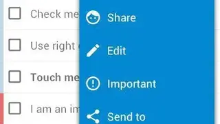 Checklist screenshot