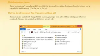 Checksum screenshot