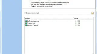 Checksum Control screenshot