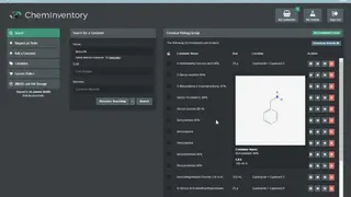 ChemInventory screenshot