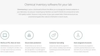 ChemInventory screenshot