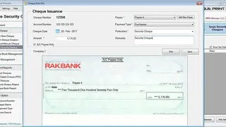Cheque Print Pro screenshot