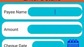 Cheque Writer by Romesh Sonar screenshot