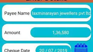 Cheque Writer by Romesh Sonar screenshot