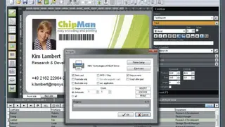 ChipMan – easy encoding and printing screenshot