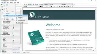 CHM Editor screenshot