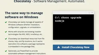 Chocolatey screenshot