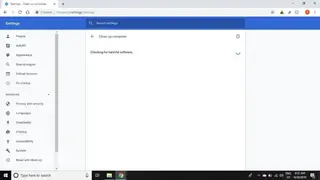 Chrome Cleanup Tool screenshot