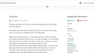 Chrome QR screenshot