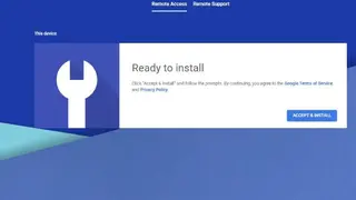 Chrome Remote Desktop screenshot