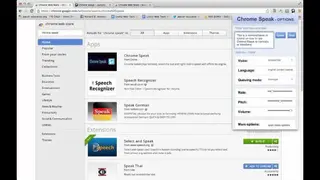 Chrome Speak screenshot