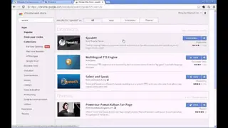 Chrome Speak screenshot
