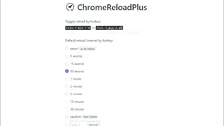 ChromeReloadPlus screenshot