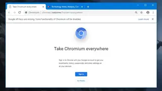Chromium OS screenshot