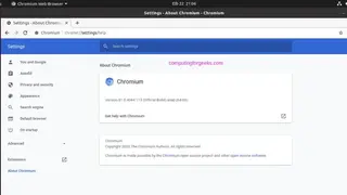 Chromium OS screenshot