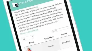 CinchShare screenshot