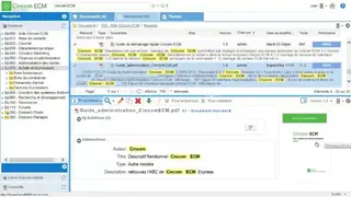 Cincom ECM screenshot